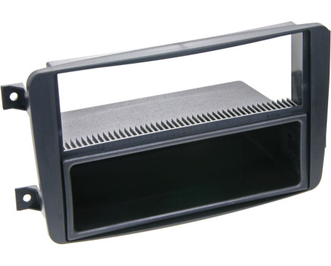 Panneau 2-DIN avec compartiment de rangement Mercedes Benz Classe C/Classe CLK/Classe G/ Vito/ Viano - Couleur : Noir