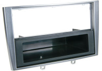Panneau 2-DIN avec compartiment de rangement Peugeot 308 2007-2014 - Couleur : Argent