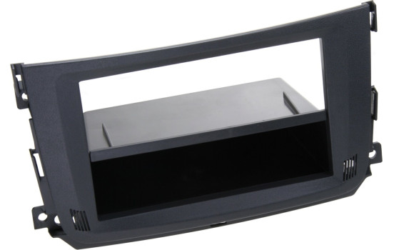 Panneau 2-DIN avec compartiment de rangement Smart Fortwo OEM navigation Noir, Image 5