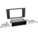Panneau 2-DIN avec pochette Audi A4 (B5) 1999-2001 Couleur: Noir