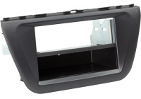 Panneau 2-DIN avec pochette Suzuki SX4 S-Cross 2013-2018 Couleur: Noir