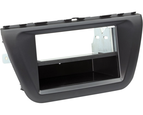 Panneau 2-DIN avec pochette Suzuki SX4 S-Cross 2013-2018 Couleur: Noir