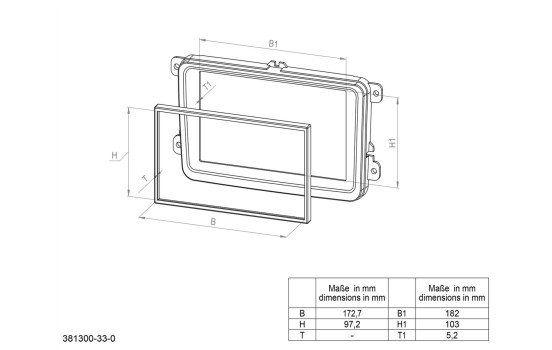 Panneau 2-DIN avec pochette Toyota Corolla 2009-2013, Image 2