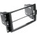 Panneau 2-DIN Chevrolet Corvette/ Uplander - Hummer H3 Couleur: Noir