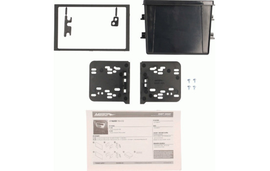 Panneau 2-DIN Chevrolet/Hummer/Pontiac/Cadillace (METRA) Noir, Image 3