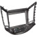 Panneau 2-DIN Chevrolet Orlando 2011-2014 couleur noir, Vignette 3