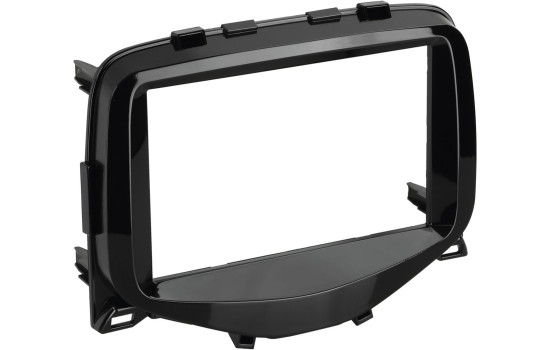 Panneau 2-DIN Citroën C1 / Peugeot 108 / Toyota Aygo - Couleur : Noir piano, Image 2