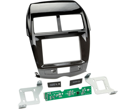 Panneau 2-DIN Citroën C4 Aircross - Peugeot 4008 Couleur : Noir Piano