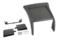 Panneau 2-DIN Citroën Jumper - Fiat Ducato - Peugeot Boxer - année de construction : 2002-2006 - Couleur : anthracite