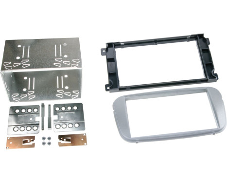 Panneau 2-DIN divers modèles Ford - Couleur: argent