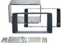 Panneau 2-DIN divers modèles MAN 2007-2020 - Couleur: Rubbertouch noir