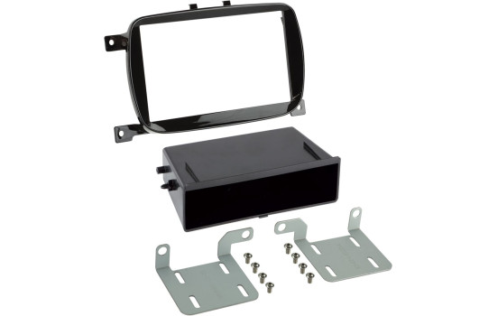 Panneau 2-DIN Fiat 500 2016 > Couleur: Noir Piano