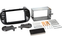 Panneau 2-DIN Fiat 500/ 500 C - Couleur: Noir Piano