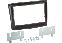 Panneau 2-DIN Fiat Doblò 2015-2022 - Couleur: Noir