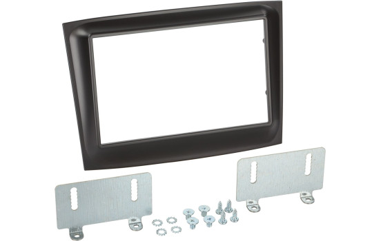 Panneau 2-DIN Fiat Doblò 2015-2022 - Couleur: Noir