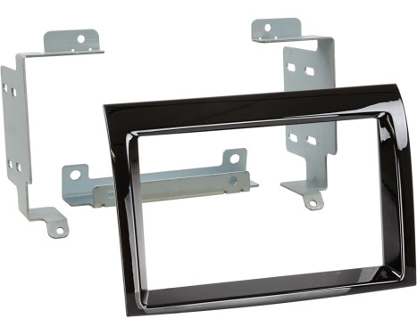 Panneau 2-DIN Fiat Ducato - Citroën Jumper - Peugeot Boxer - Couleur: Noir piano