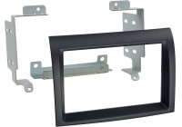 Panneau 2 DIN Fiat Ducato - Citroën Jumper - Peugeot Boxer - Couleur: Noir