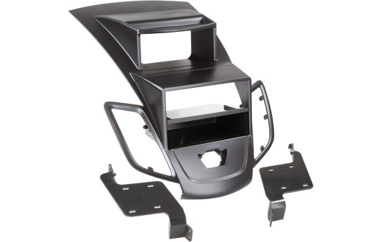 Panneau 2-DIN Ford Fiesta avec écran multifonctions 2008-2013 - Couleur : Noir