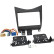 Panneau 2-DIN Honda Accord 2003-2007 Couleur: Noir