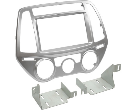 Panneau 2-DIN Hyundai I20 2012-2014 Couleur: Argent
