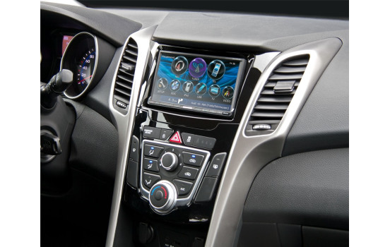Panneau 2-DIN Hyundai I30 2012-2016 Couleur: Noir Piano, Image 2
