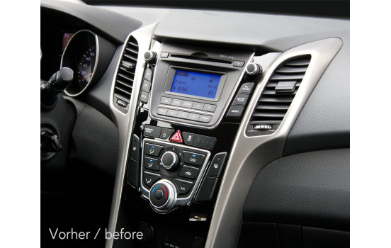 Panneau 2-DIN Hyundai I30 2012-2016 Couleur: Noir Piano, Image 3