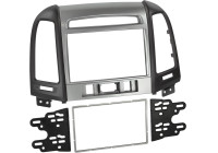 Panneau 2-DIN Hyundai Santa Fé 2006-2012 Couleur: Noir