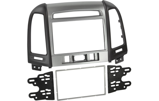 Panneau 2-DIN Hyundai Santa Fé 2006-2012 Couleur: Noir