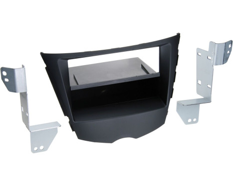 Panneau 2-DIN Hyundai Veloster avec Pocket 2012-2019 Couleur: Noir