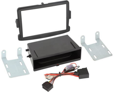 Panneau 2-DIN Inbay® Dacia - Opel - Renault Couleur: Noir