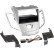 Panneau 2-DIN Inbay® Ford Fiesta 2008-2013 Couleur: Argent