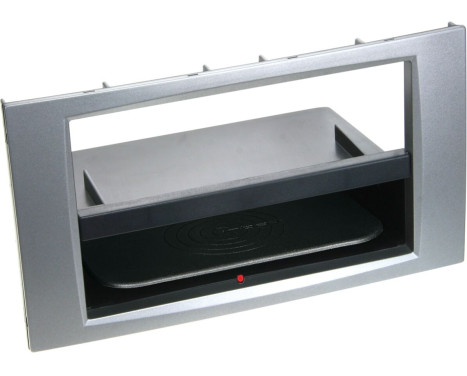 Panneau 2-DIN Inbay® Ford Fiesta/ Focus/ C-Max/ Fusion/ Galaxy/ Kuga/ S-Max/ Transit Couleur : Argent