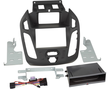 Panneau 2-DIN Inbay® Ford Transit Connect / Tourneo Connect 2013-2019 Couleur: Noir