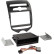 Panneau 2-DIN Inbay® Hyundai iX20 2010-2017 Couleur: Noir