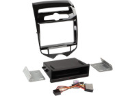 Panneau 2-DIN Inbay® Hyundai iX20 automatique climatique 2010-2017 Couleur: Noir Piano