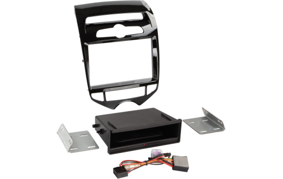 Panneau 2-DIN Inbay® Hyundai iX20 automatique climatique 2010-2017 Couleur: Noir Piano