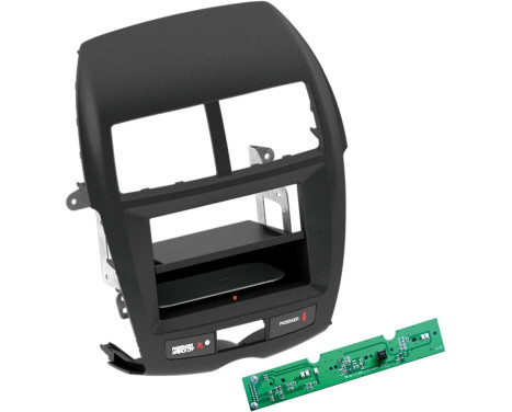 Panneau 2-DIN Inbay® Mitsubishi ASX 2010-2014 Couleur: Noir