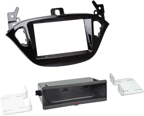 Panneau 2-DIN Inbay® Opel Adam / Corsa Couleur : Noir Piano