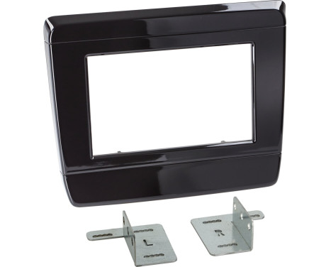 Panneau 2-DIN Isuzu D-Max 2020-2022 - Couleur: noir piano