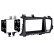 Panneau 2-DIN Kia Optima 2011-2019 Couleur: Noir