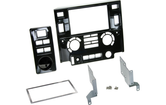 Panneau 2-DIN Land Rover Defender 2007- Noir Piano
