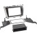 Panneau 2-DIN Mazda 6 - 2008-2012 - Couleur: Noir/Argent