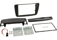 Panneau 2-DIN Mercedes Benz Classe A/CLA/GLA - Couleur: noir