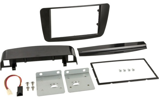 Panneau 2-DIN Mercedes Benz Classe A/CLA/GLA - Couleur: noir
