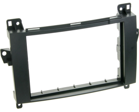 Panneau 2-DIN Mercedes Benz Classe A/Classe B/ Viano/ Vito - Couleur : Noir