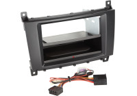 Panneau 2-DIN Mercedes Benz Classe C / Classe CLC avec poche Inbay® Couleur : Noir