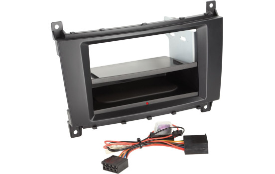 Panneau 2-DIN Mercedes Benz Classe C / Classe CLC avec poche Inbay® Couleur : Noir