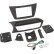 Panneau 2-DIN Mercedes Benz Classe C (W204) 2011-2014 Couleur: Noir