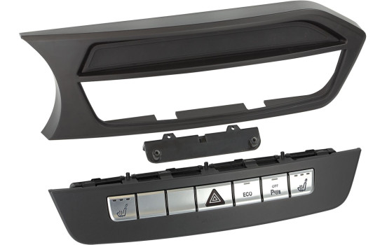 Panneau 2-DIN Mercedes Benz Classe C (W204) 2011-2014 Couleur: Noir, Image 4