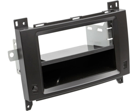 Panneau 2-DIN Mercedes Benz Classe Viano / Vito avec poche 2006-2014 Couleur: Noir